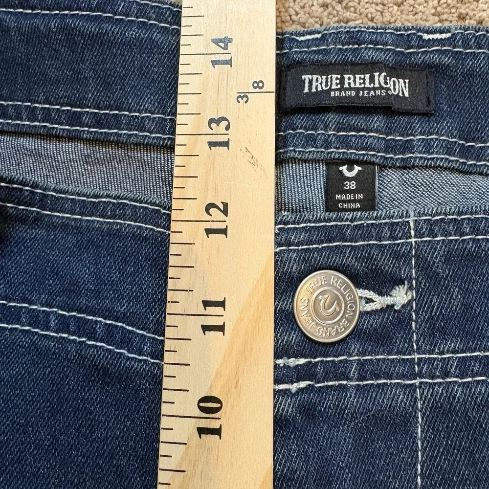 True Religion Men's Denim Cargo Pants Medium Amber Nights Wash 38W/32L NWT‎